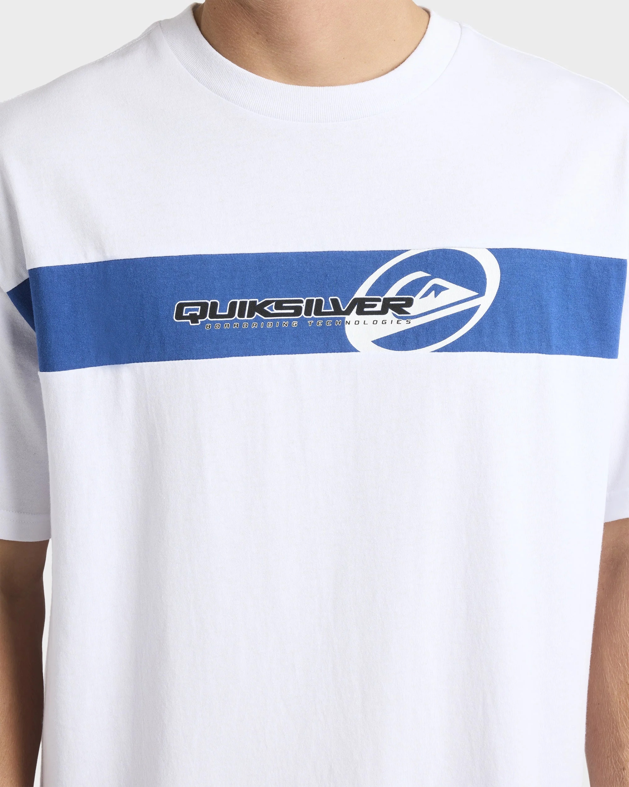 Mens Tilt Panel Knit T-Shirt - Image 4
