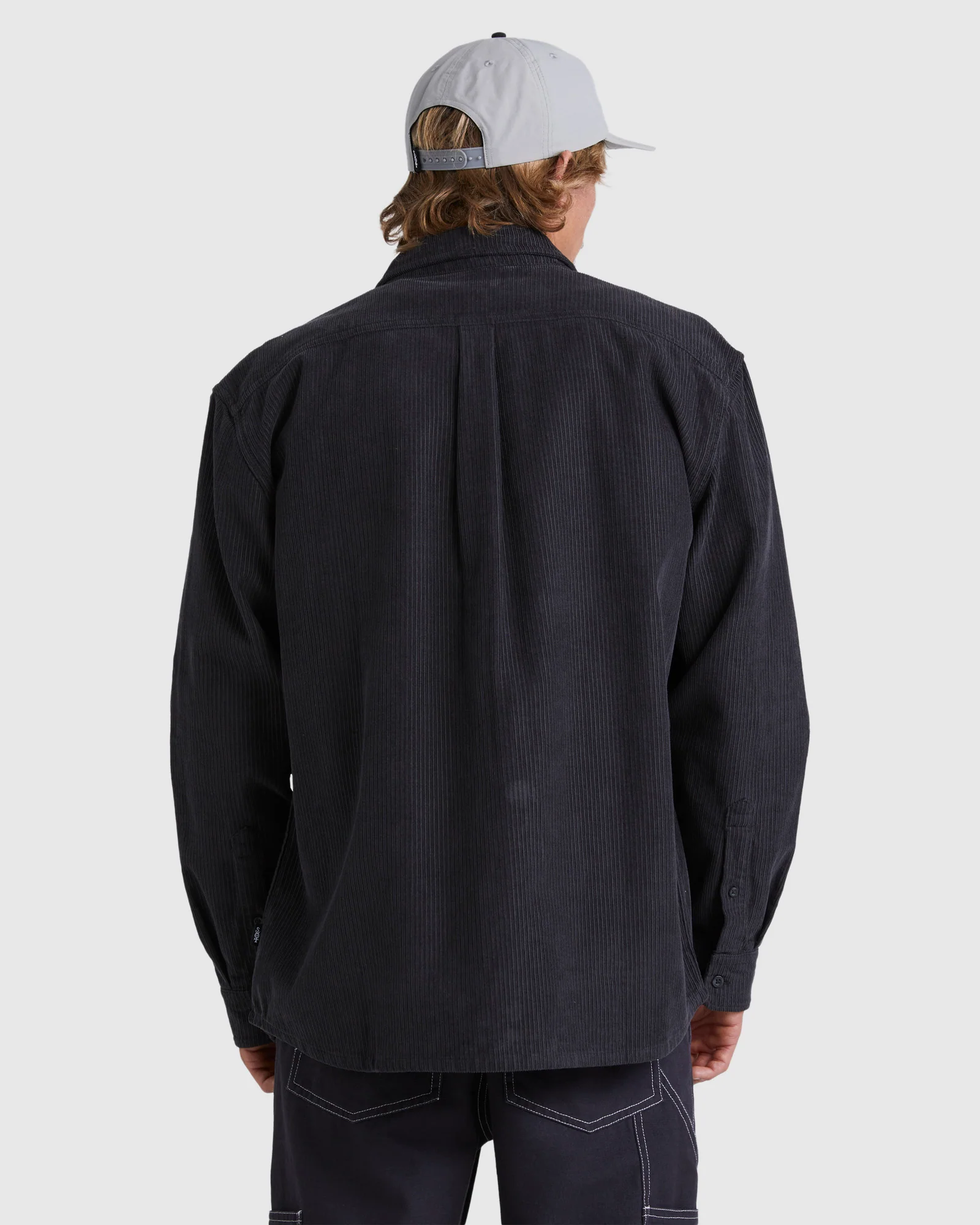 Mens Tridagger Long Sleeve Corduroy Shirt - Image 3