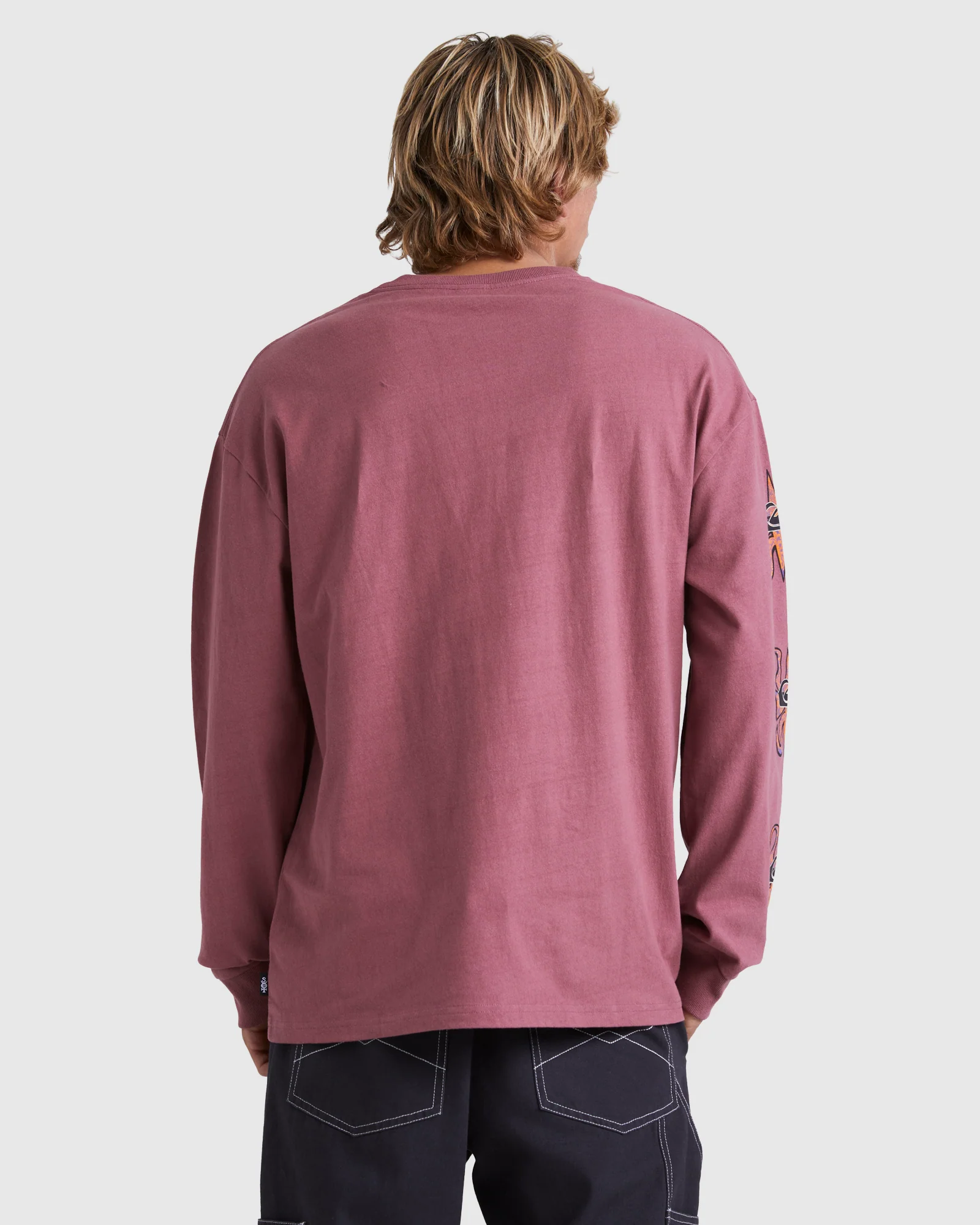 Mens Trident Long Sleeve T-Shirt - Image 3