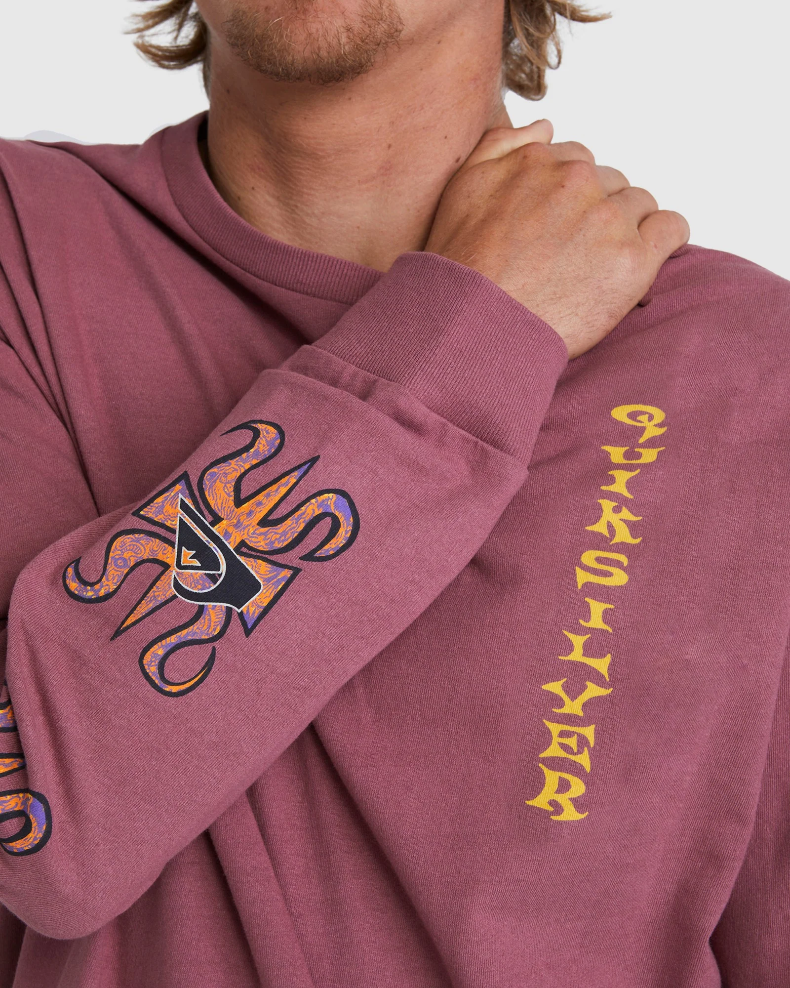 Mens Trident Long Sleeve T-Shirt - Image 4