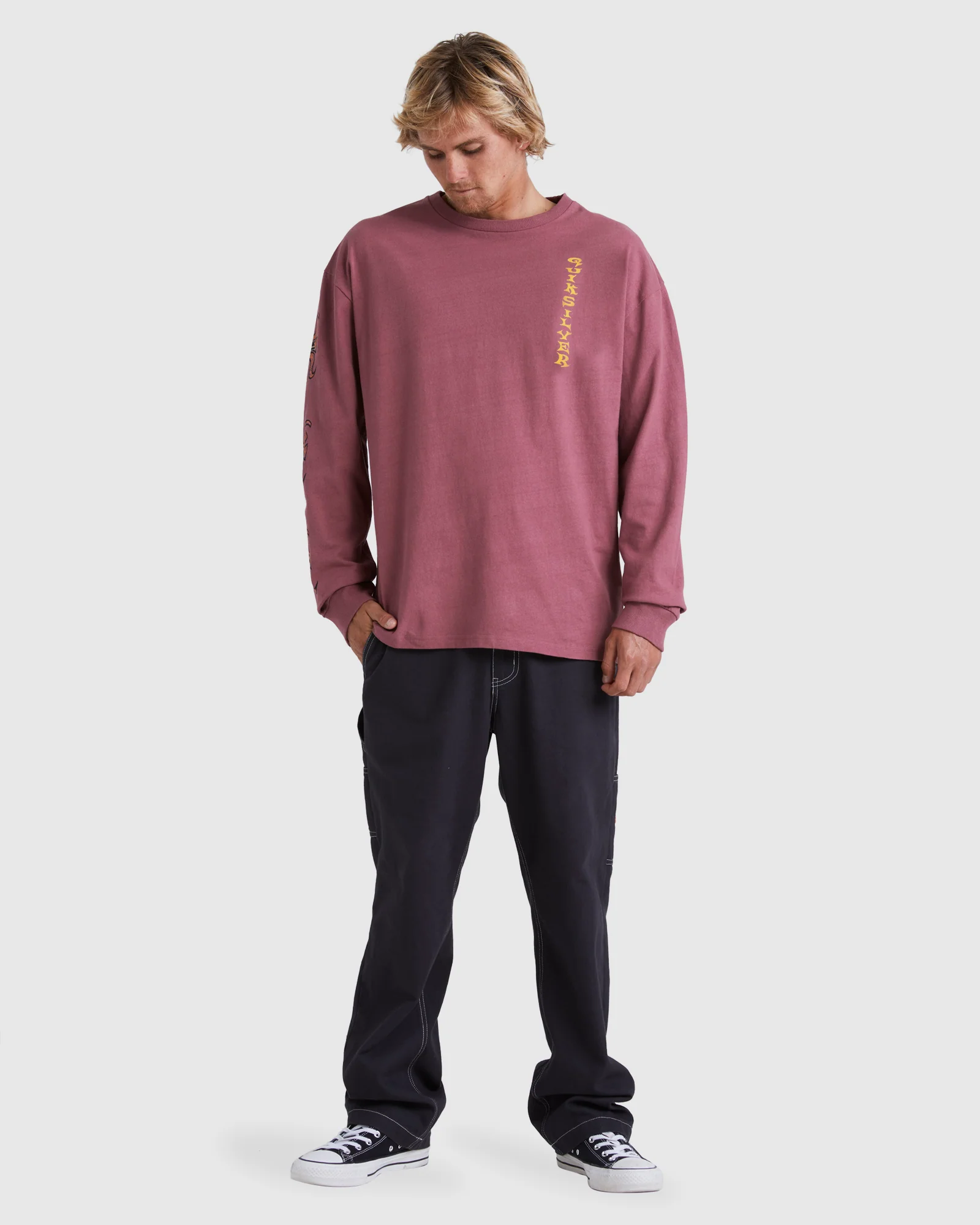 Mens Trident Long Sleeve T-Shirt - Image 5