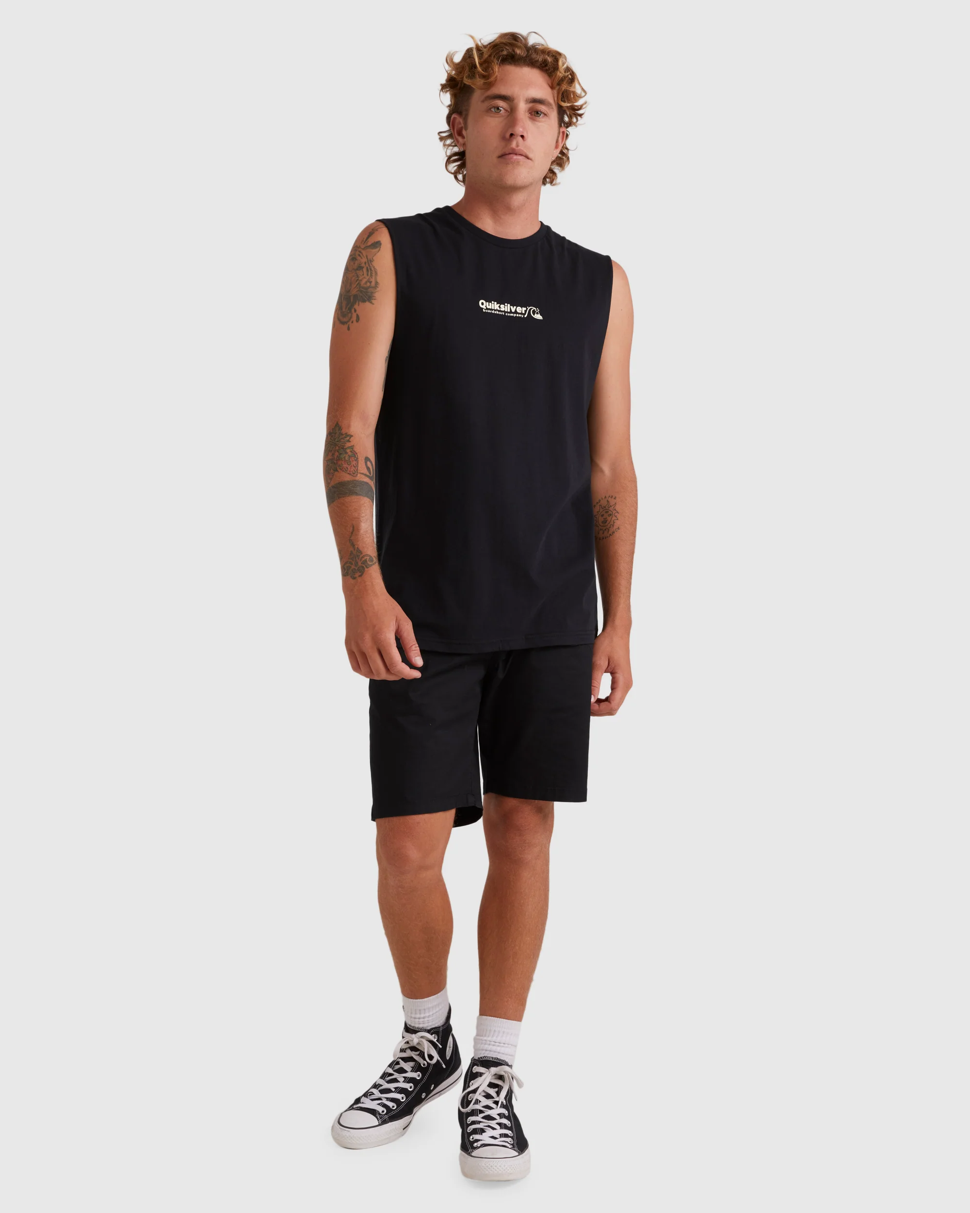 Mens Triple Up Sleeveless Muscle T-Shirt - Image 5