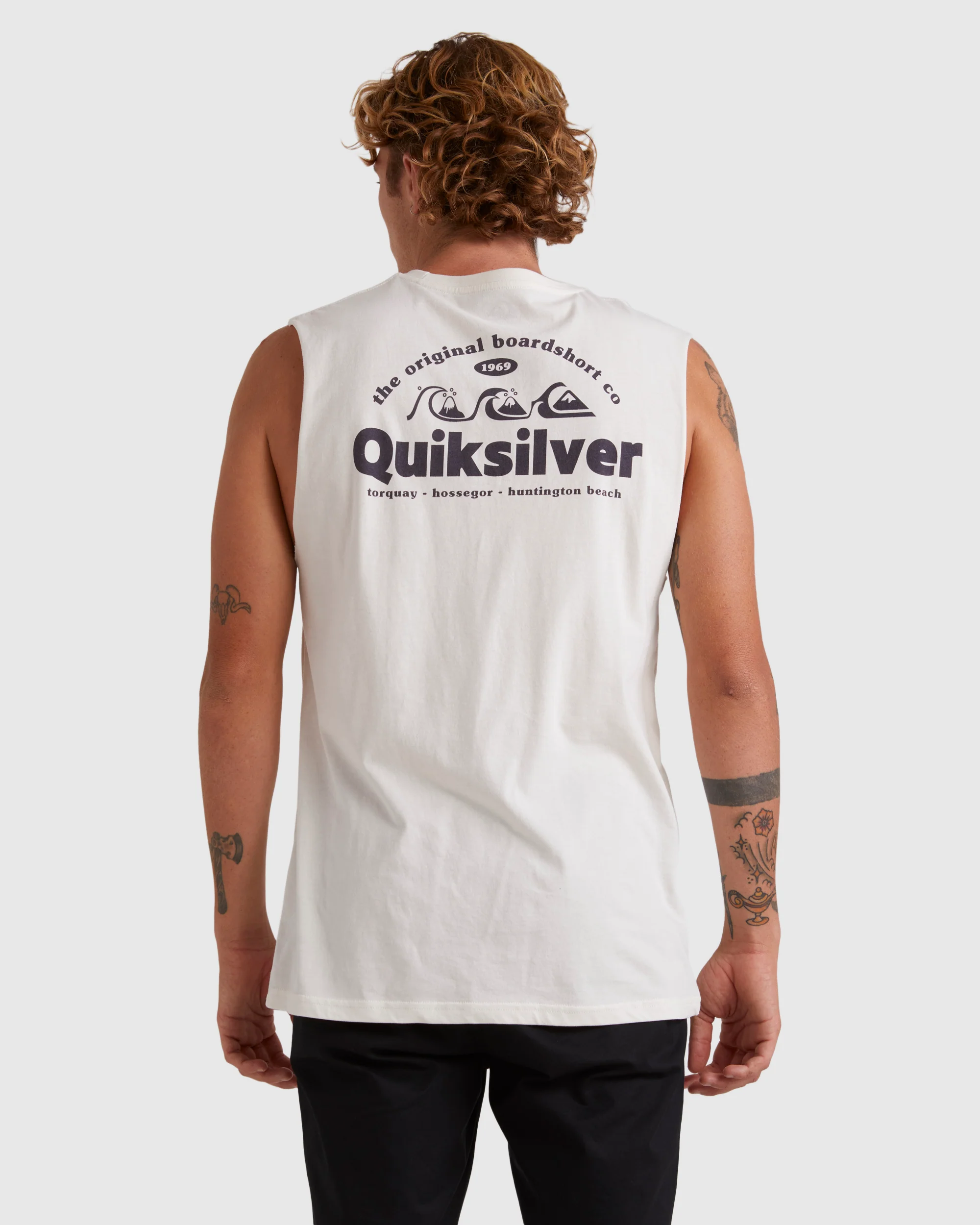 Mens Triple Up Sleeveless Muscle T-Shirt - Image 3