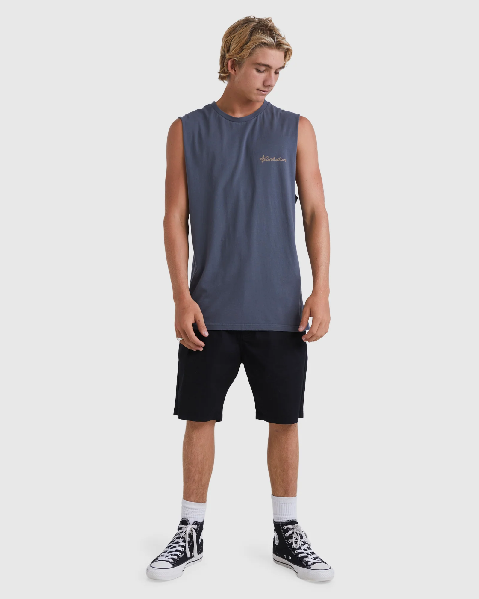 Mens Tropical Horizon Sleeveless Muscle T-Shirt - Image 5