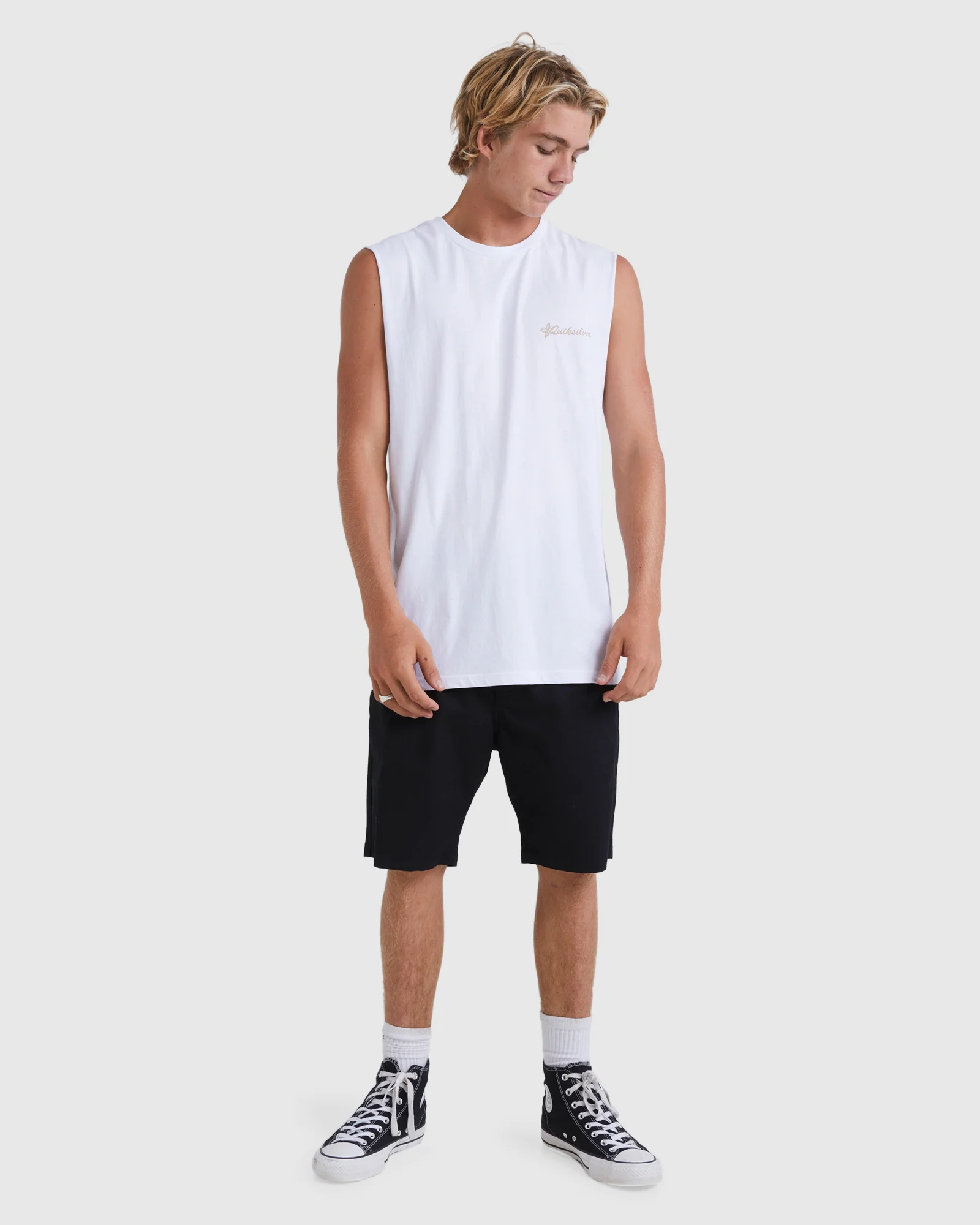 Mens Tropical Horizon Sleeveless Muscle T-Shirt - Image 5