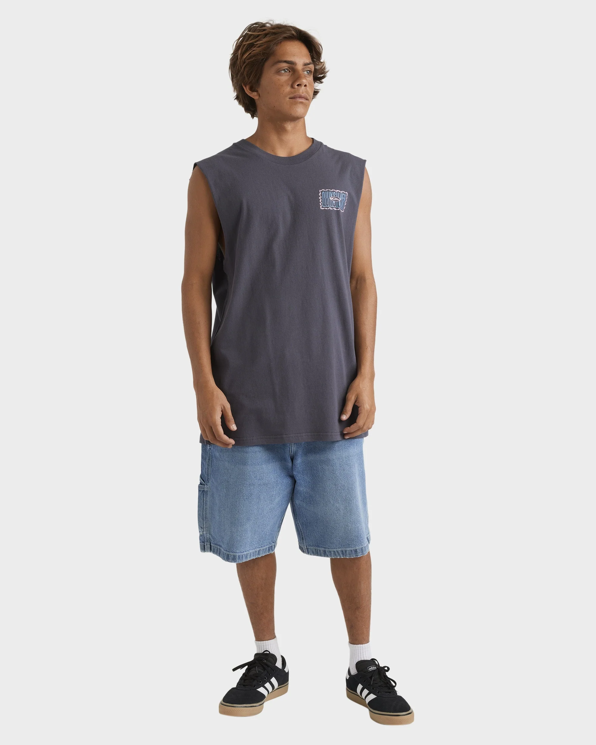 Mens Twisted Tides Muscle Shirt - Image 7