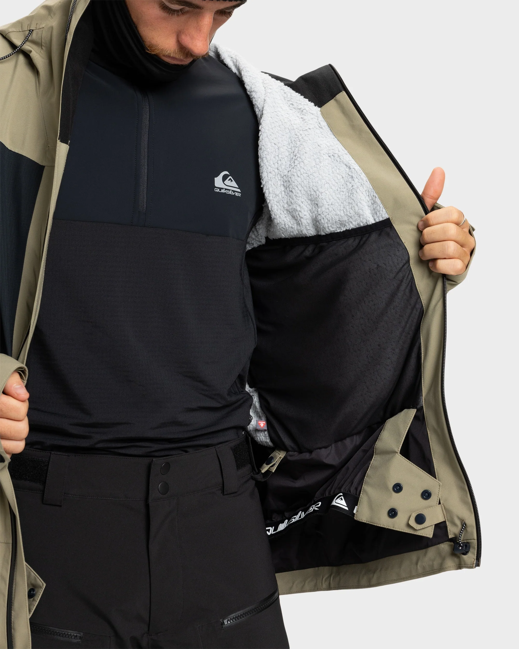Mens Ultralight Stretch 20K Snow Jacket - Image 6