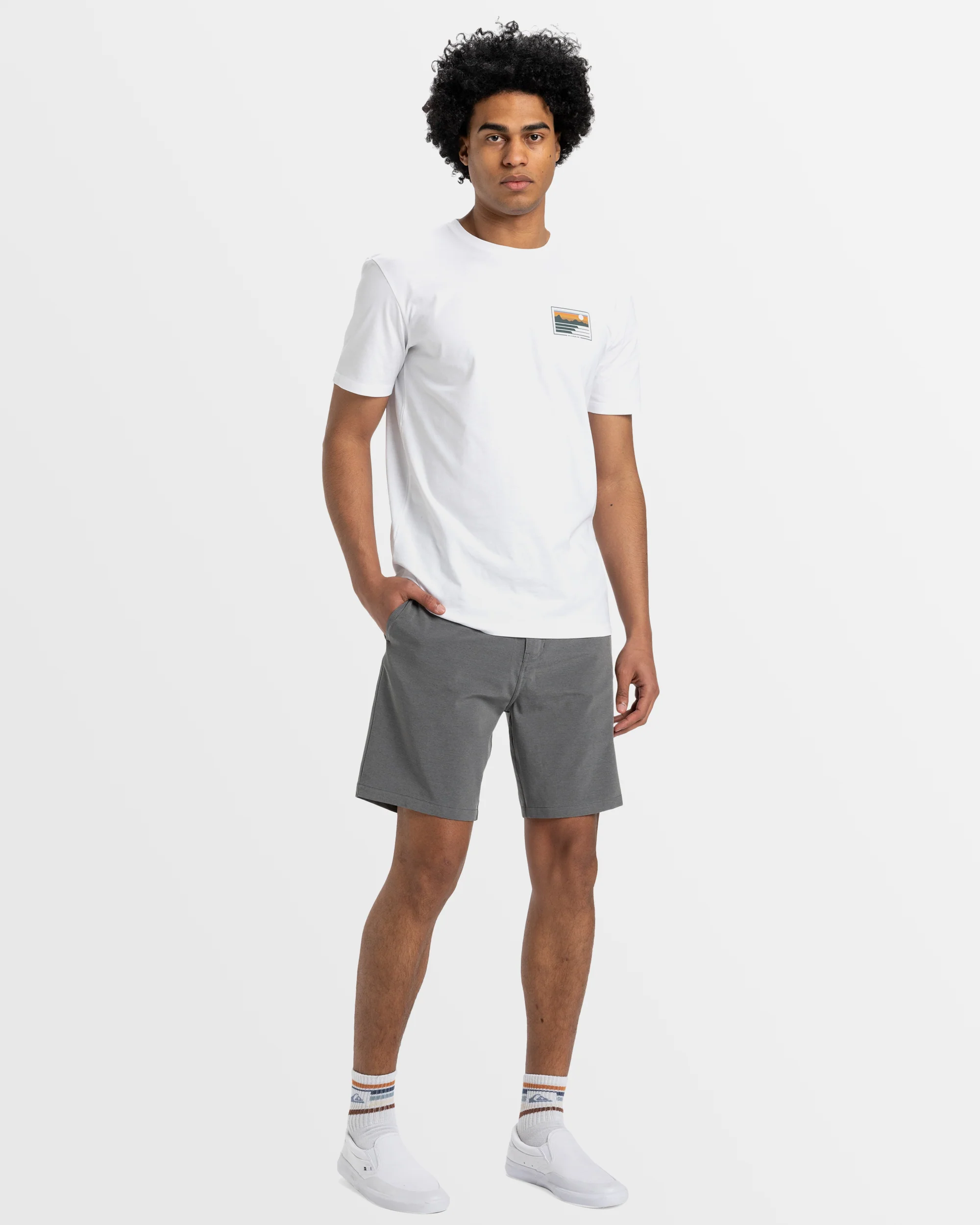 Mens Union Heather 19" Amphibian Boardshorts - Image 5