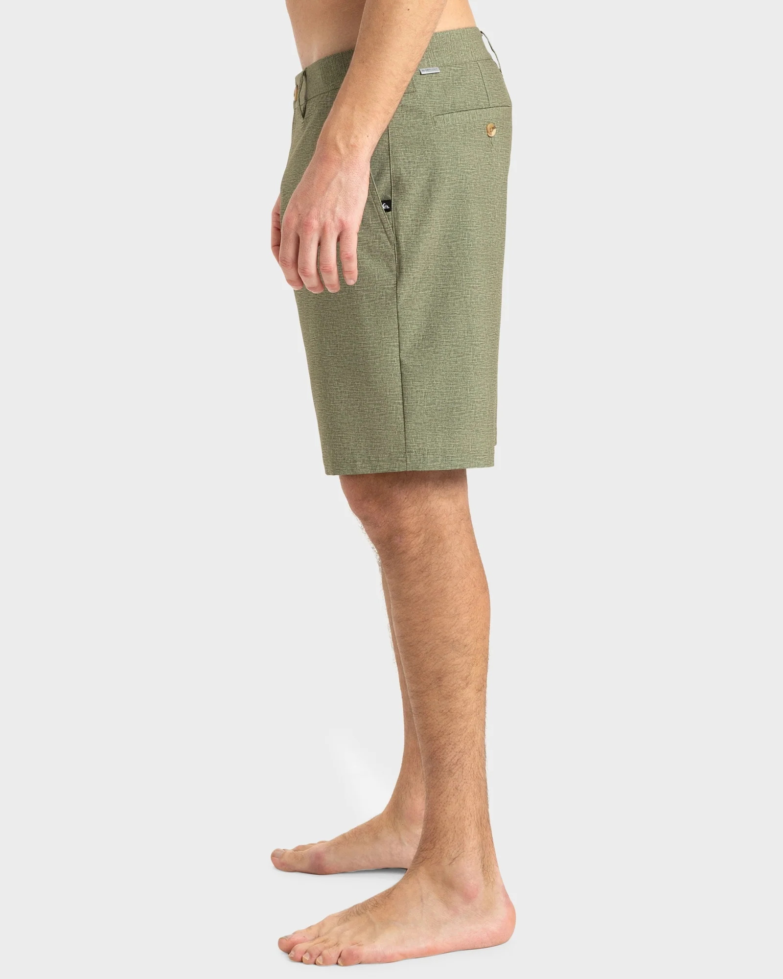 Mens Union Heather Amphibian 19" Hybrid Shorts - Image 2