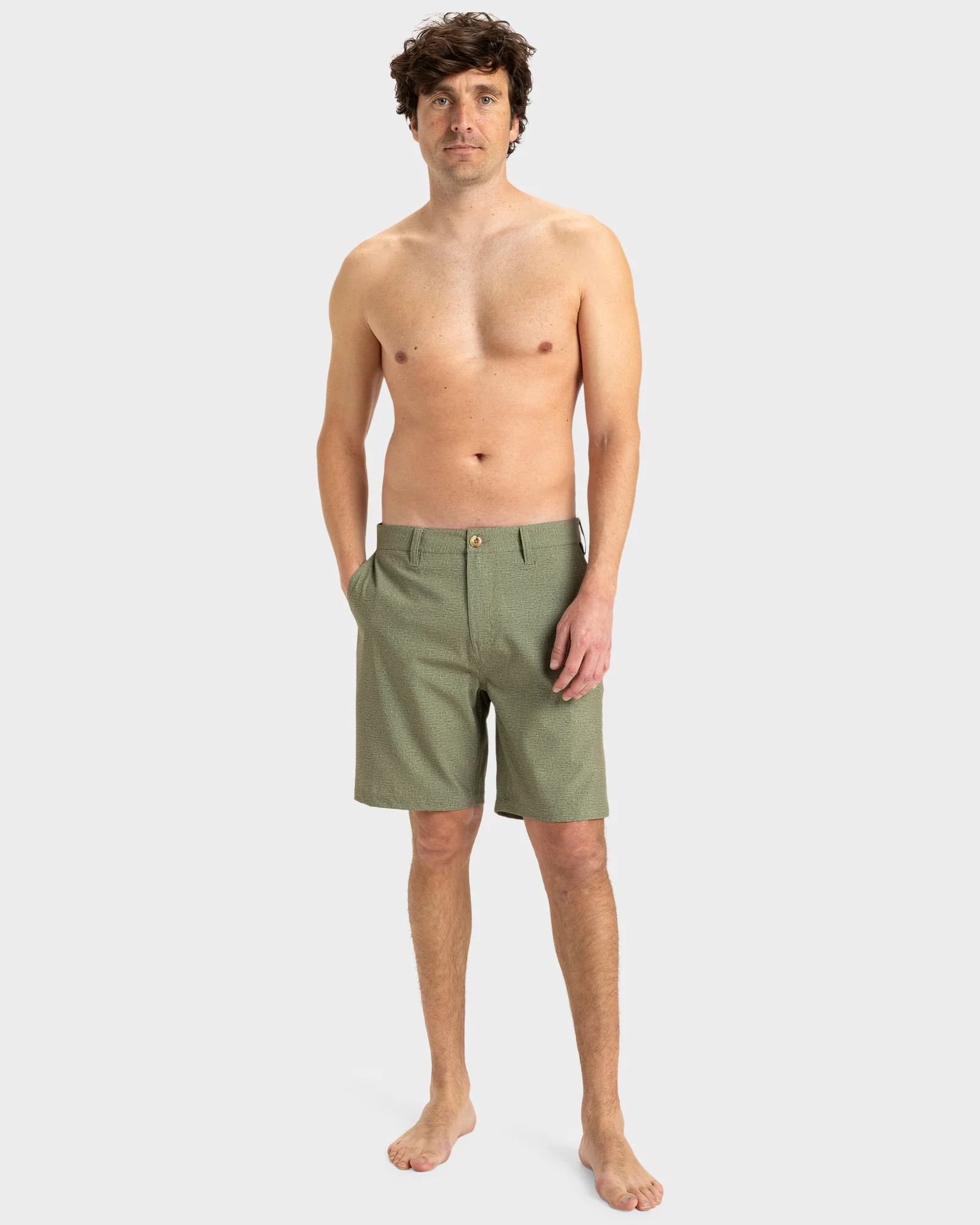 Mens Union Heather Amphibian 19" Hybrid Shorts - Image 6