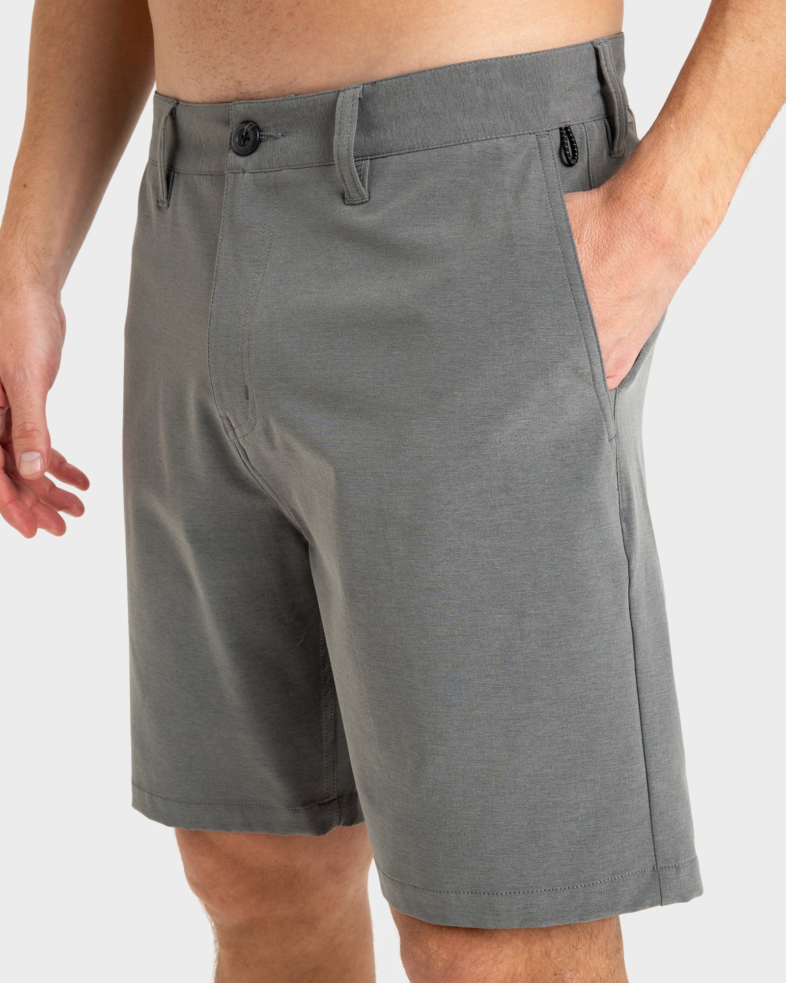 Mens Union Heather Amphibian 19" Hybrid Shorts - Image 4