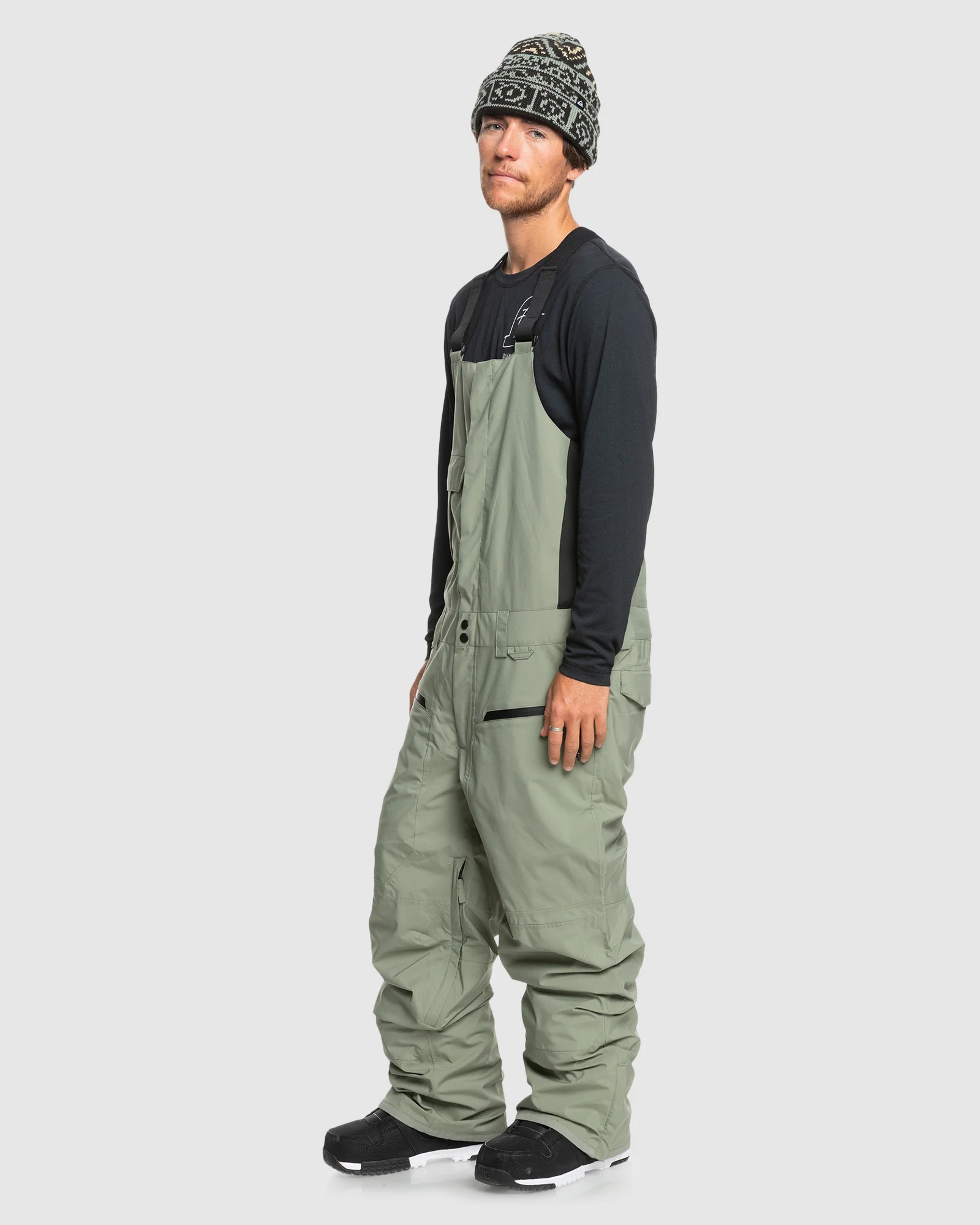 Mens Utility Bib Snow Pants - Image 2