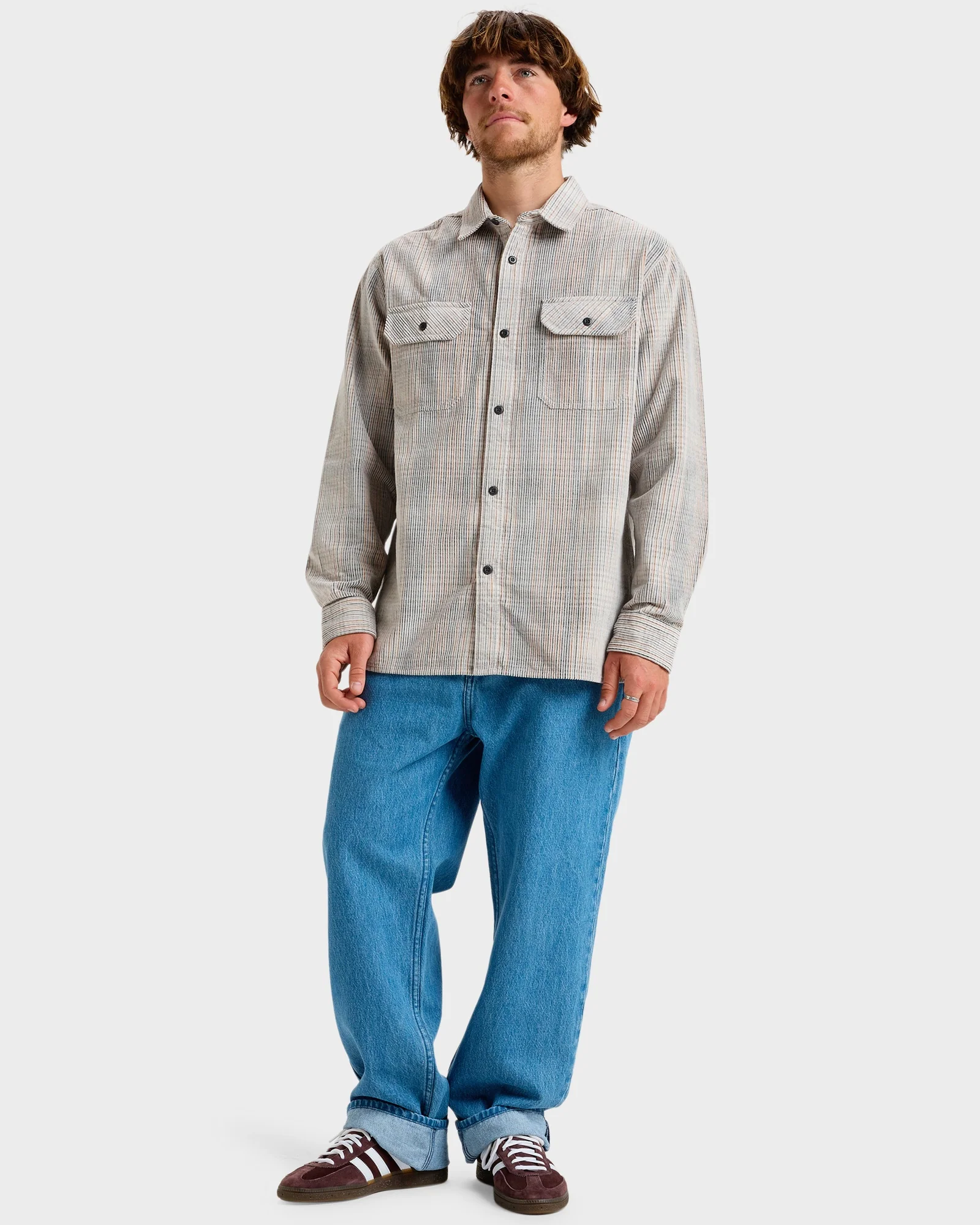 Mens Venture Corduroy Long Sleeve Shirt - Image 5