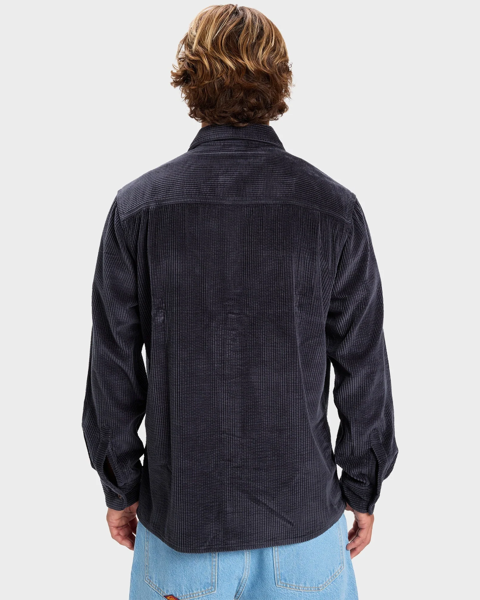 Mens Venturo Cord Long Sleeve Shirt - Image 2