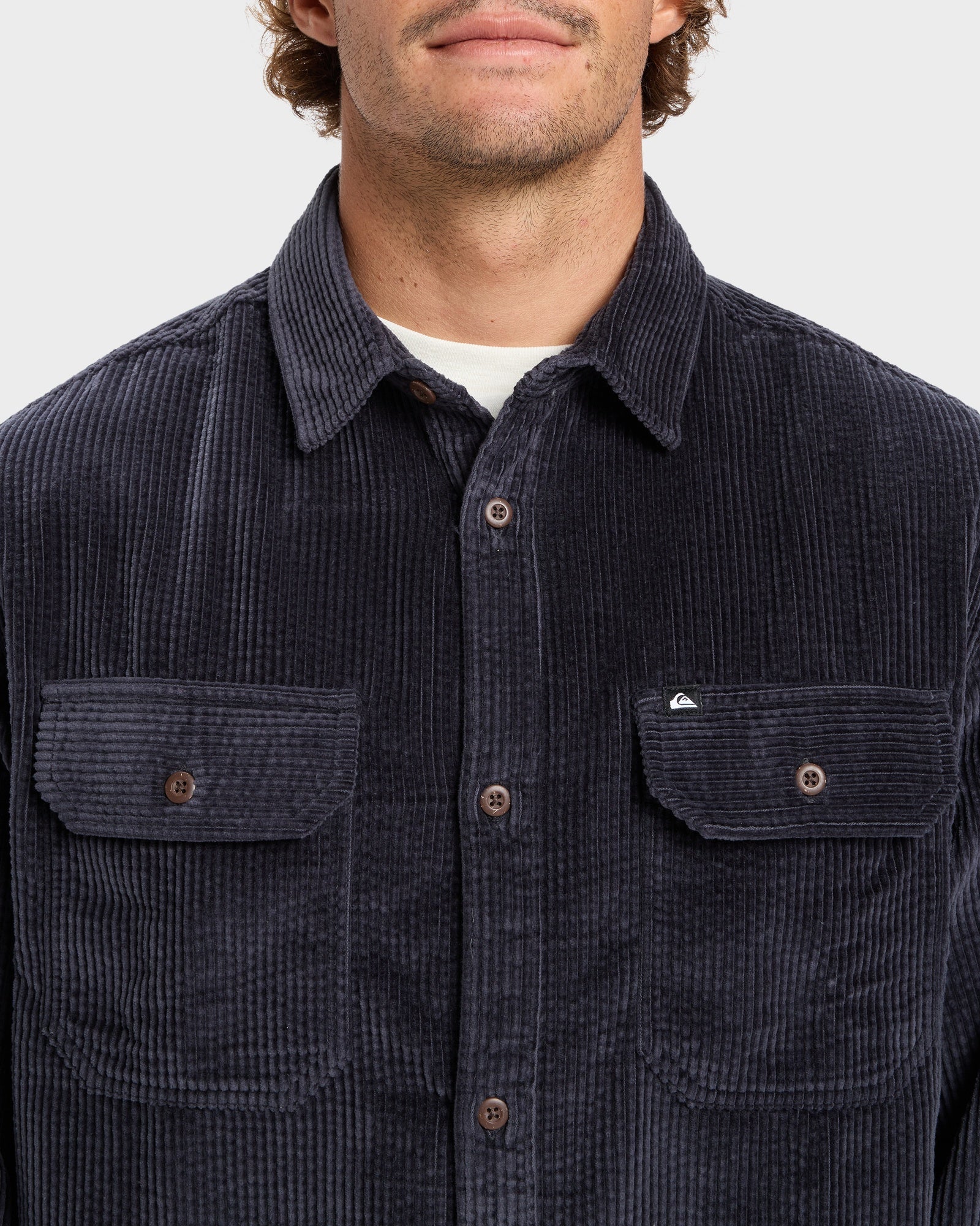 Mens Venturo Cord Long Sleeve Shirt - Image 5