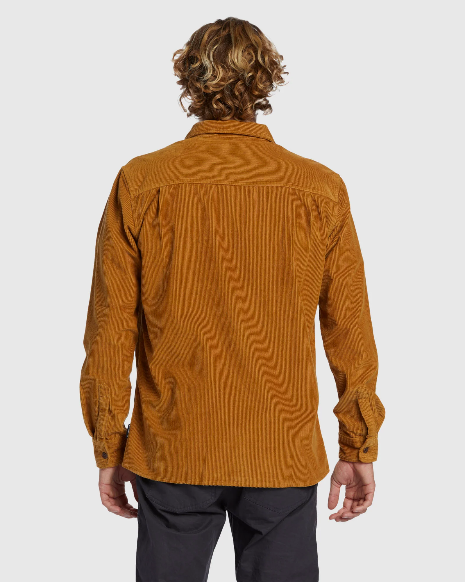 Mens Venture Long Sleeve Corduroy Shirt - Image 3