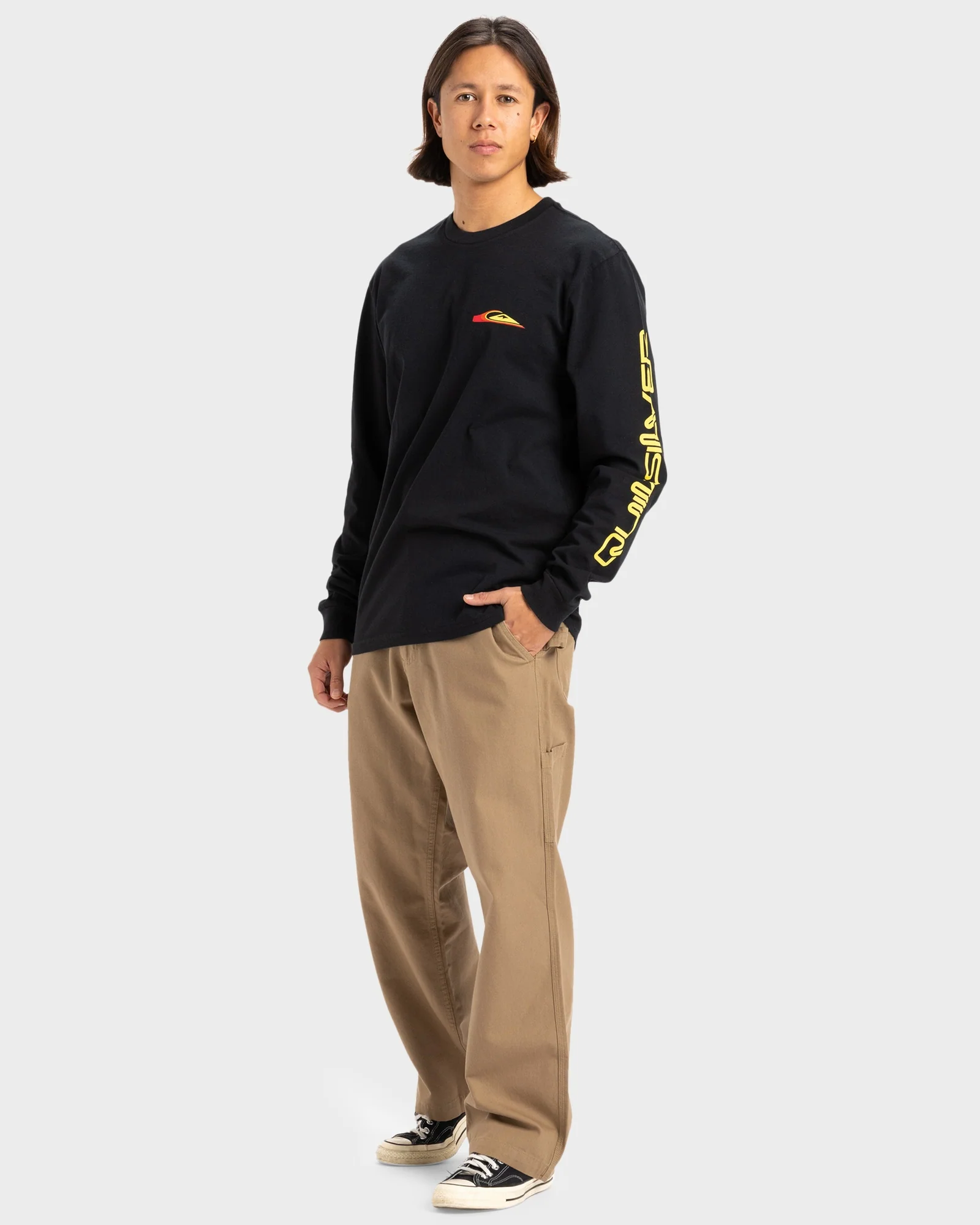 Mens Warp Drive Long Sleeve T-Shirt - Image 5