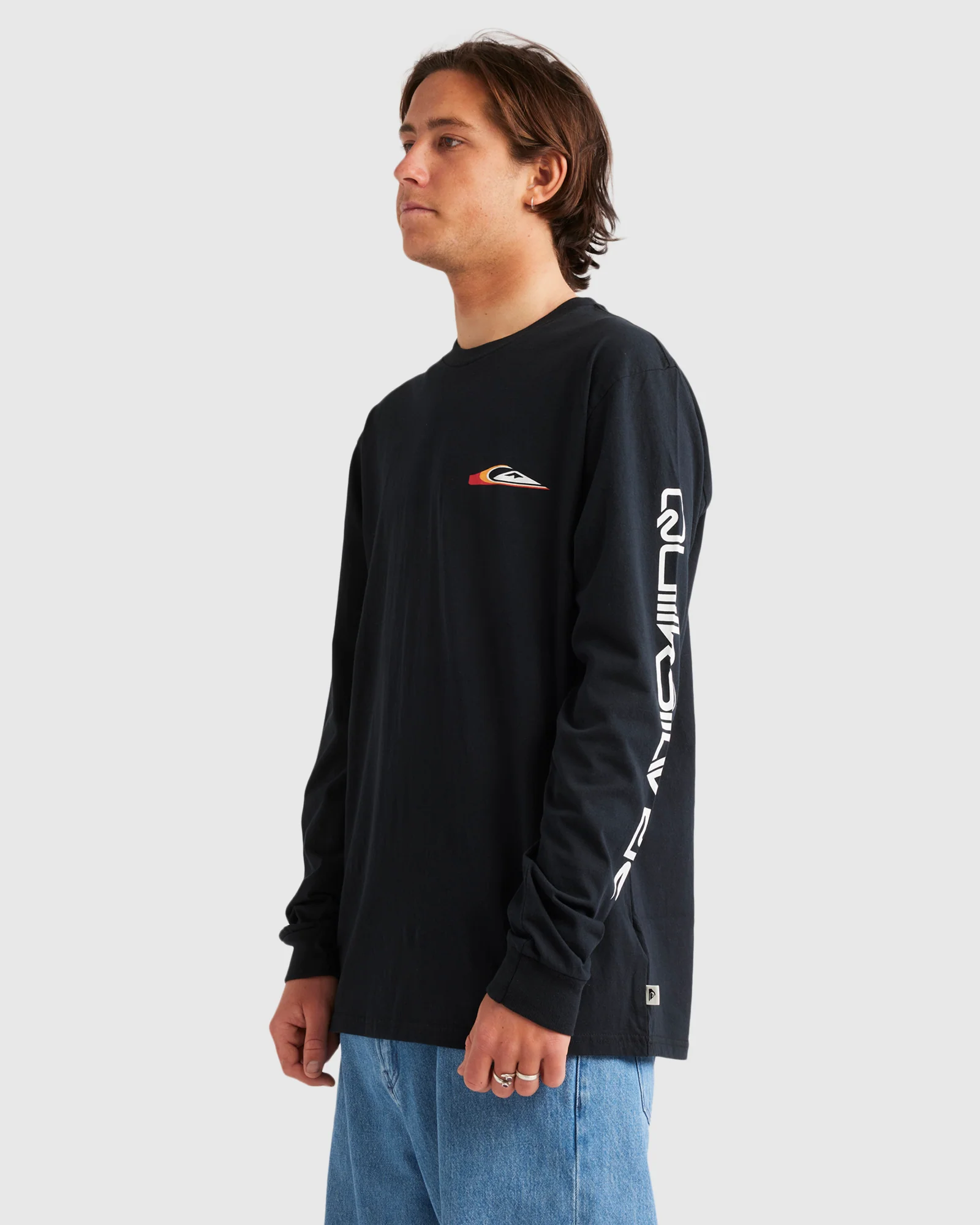 Mens Warp Drive Long Sleeve T-Shirt - Image 2