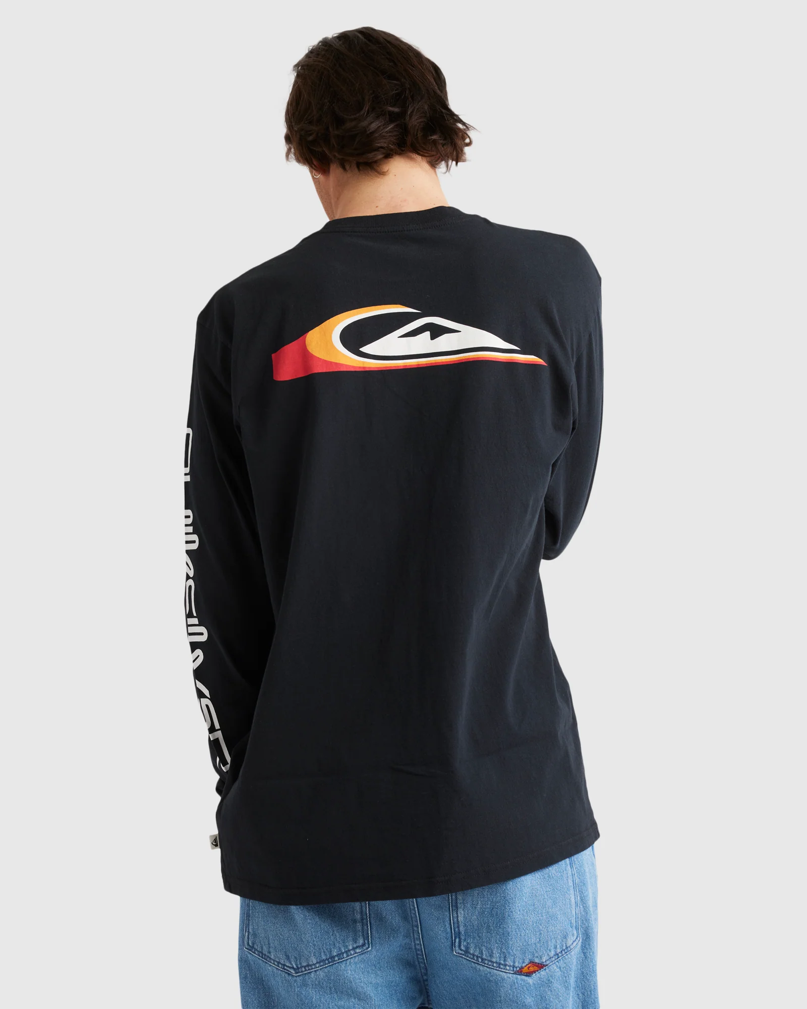Mens Warp Drive Long Sleeve T-Shirt - Image 3