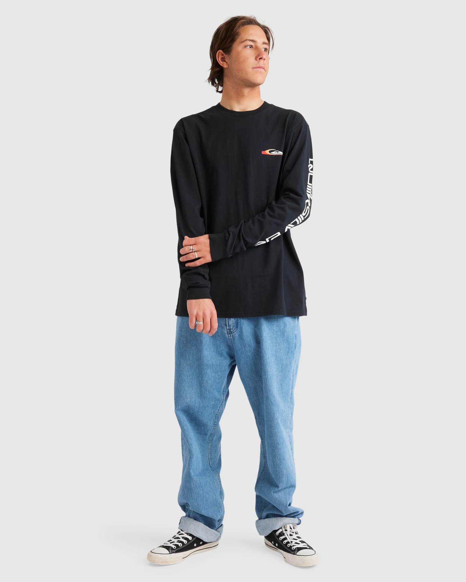 Mens Warp Drive Long Sleeve T-Shirt - Image 5