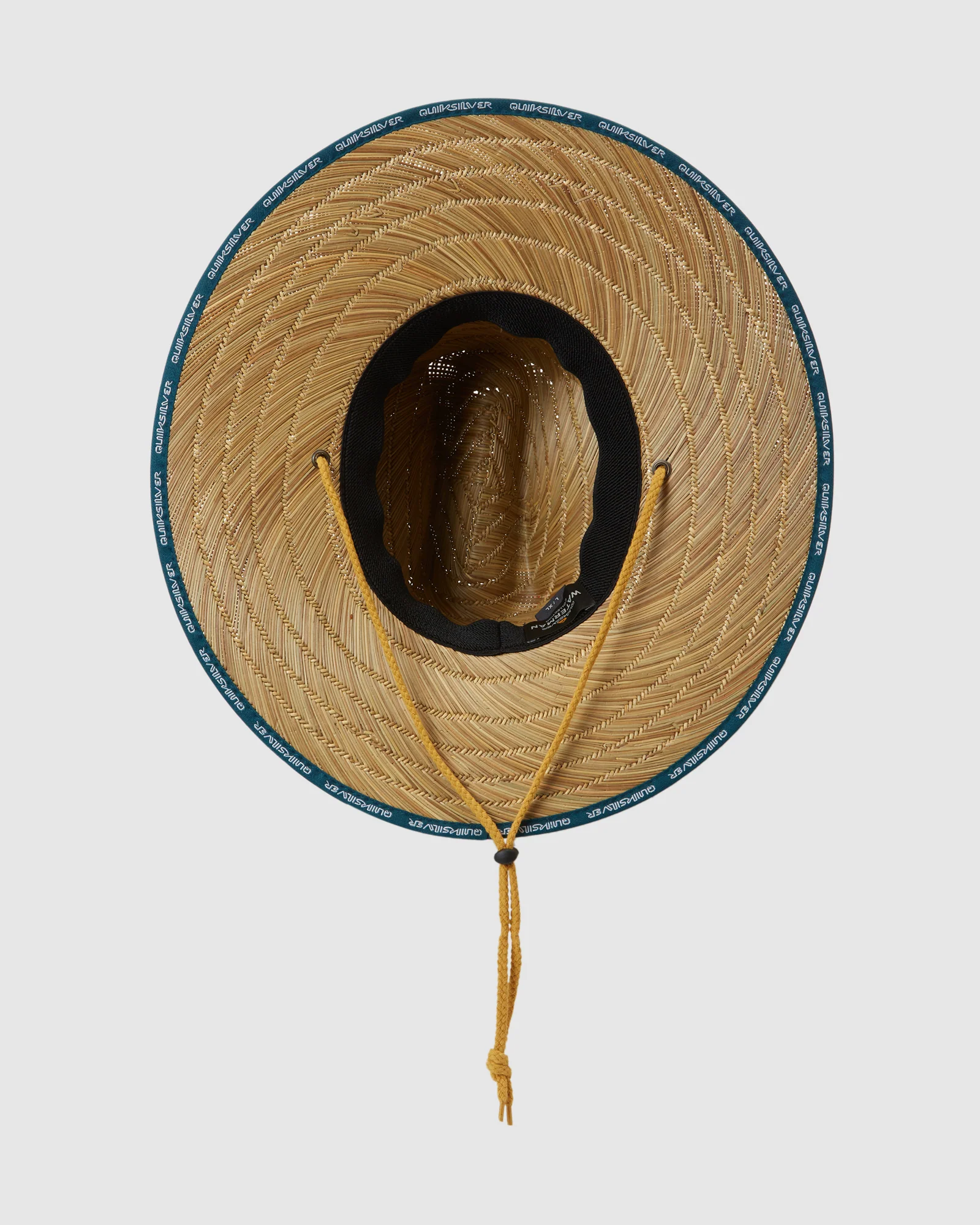 Mens Waterman Dredged Straw Lifeguard Hat - Image 3