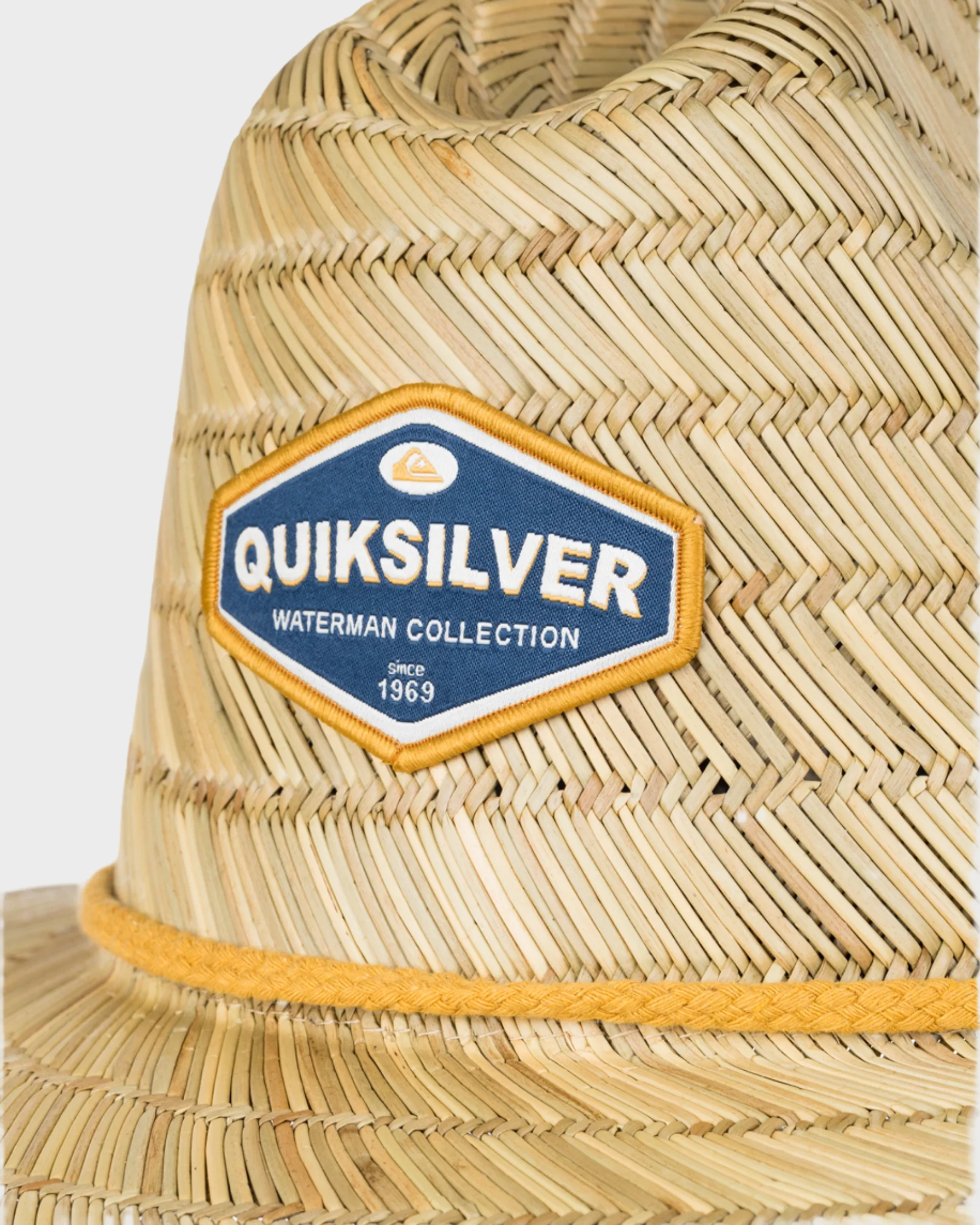Mens Waterman Dredged Straw Lifeguard Hat - Image 3