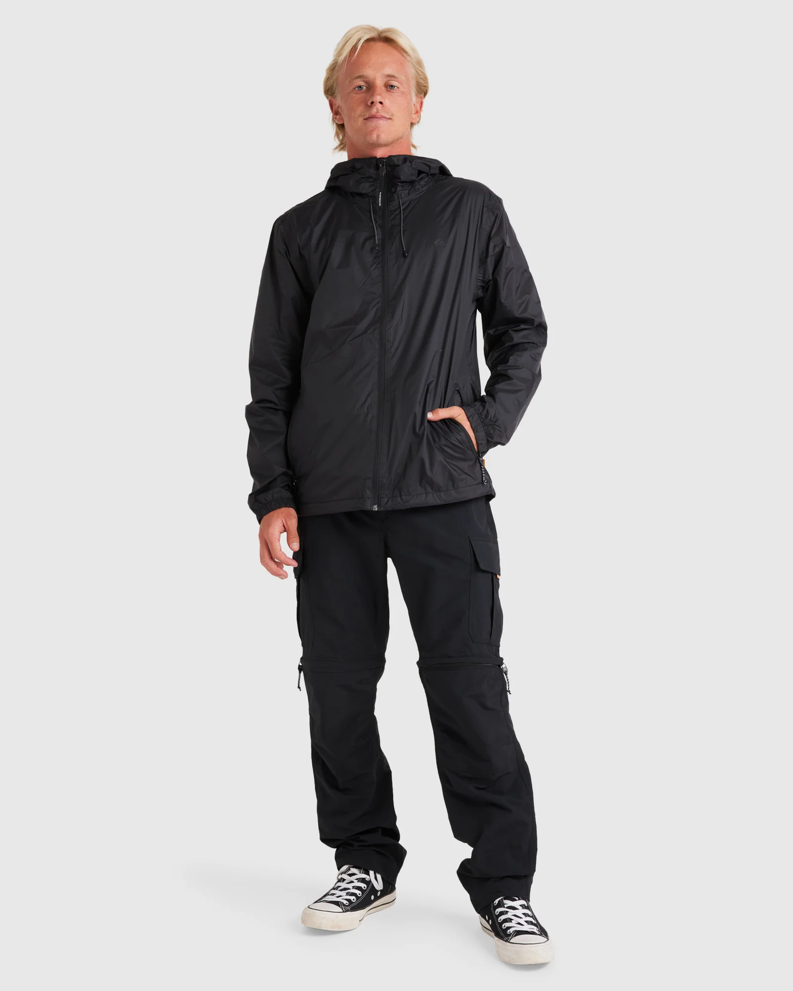 Mens Waterwind Hooded Windbreaker Jacket - Image 5