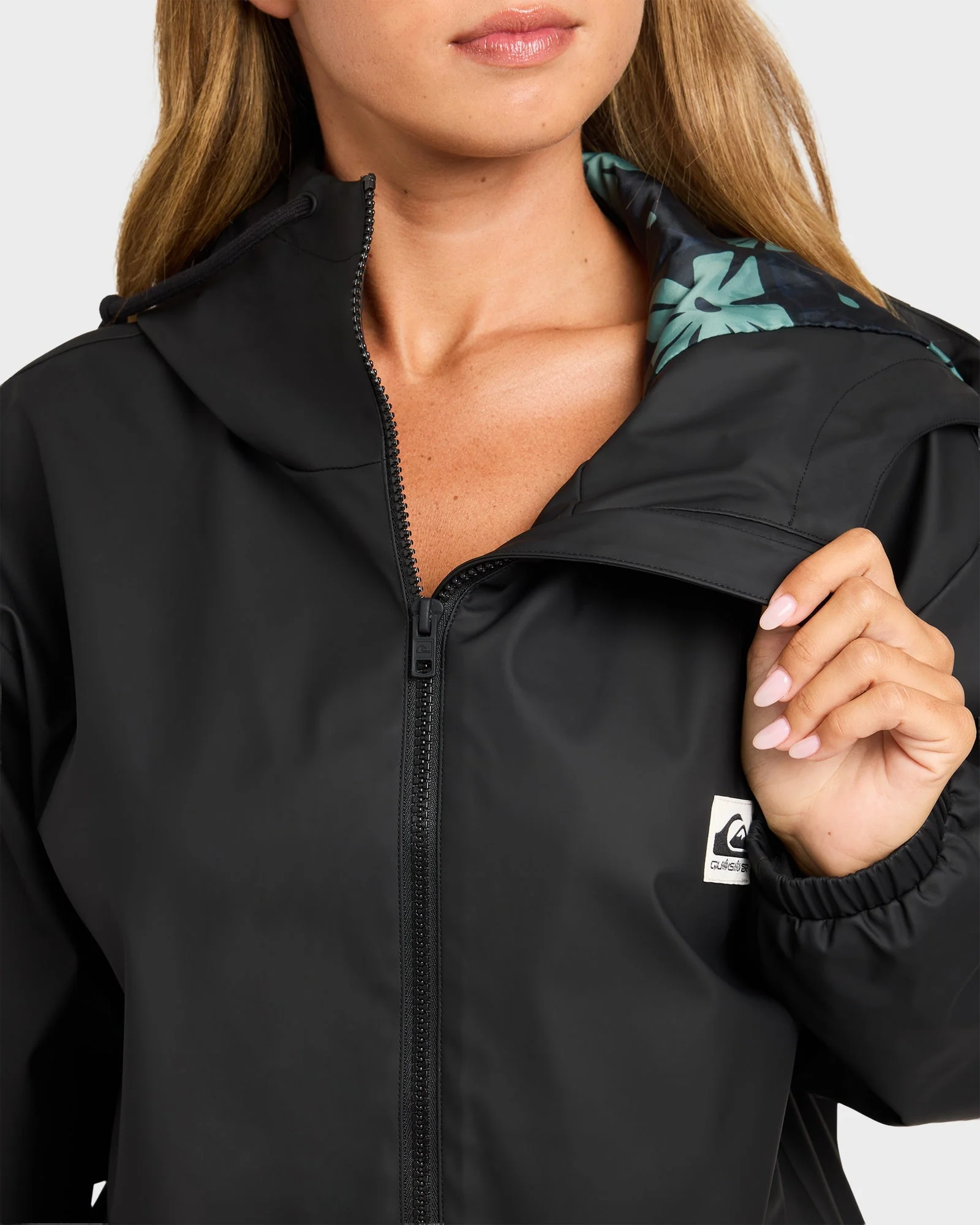 Womens Winter Blossom Zip Up Hoodie - Image 4
