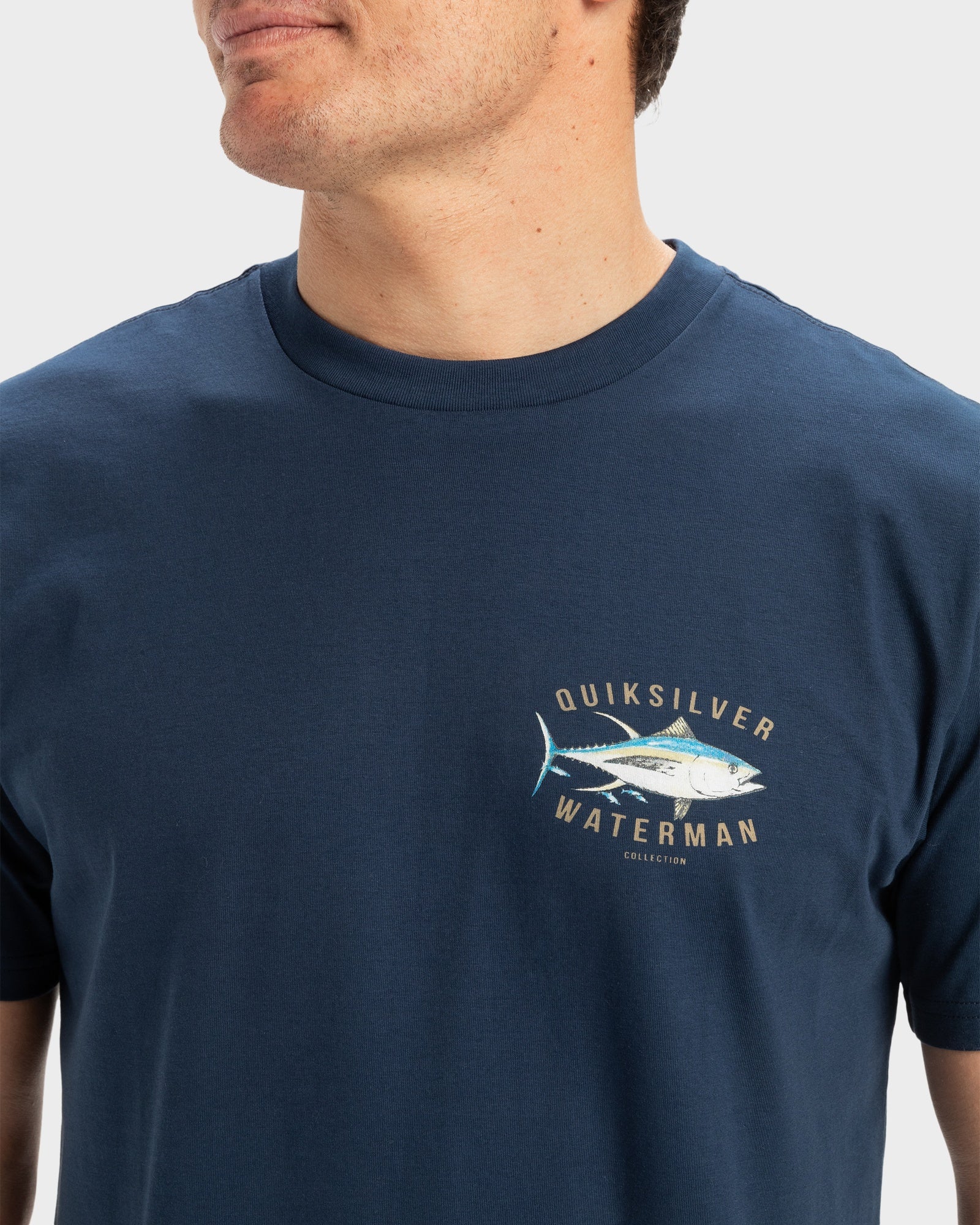Mens Yellow Fins T-Shirt - Image 3