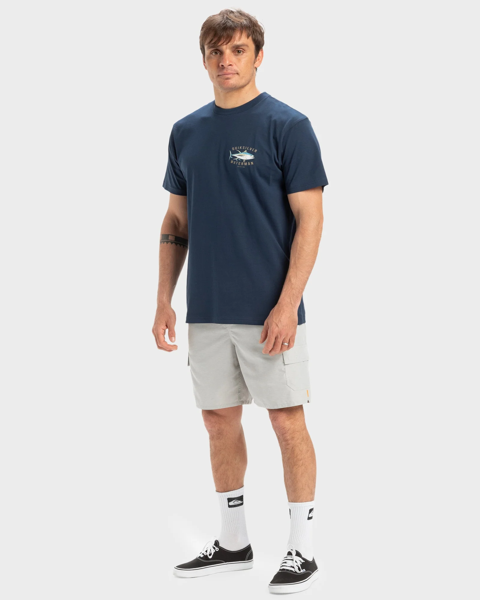Mens Yellow Fins T-Shirt - Image 4