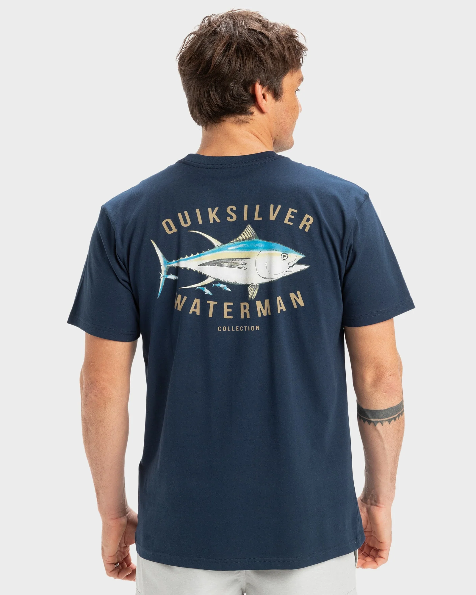 Mens Yellow Fins T-Shirt - Image 5