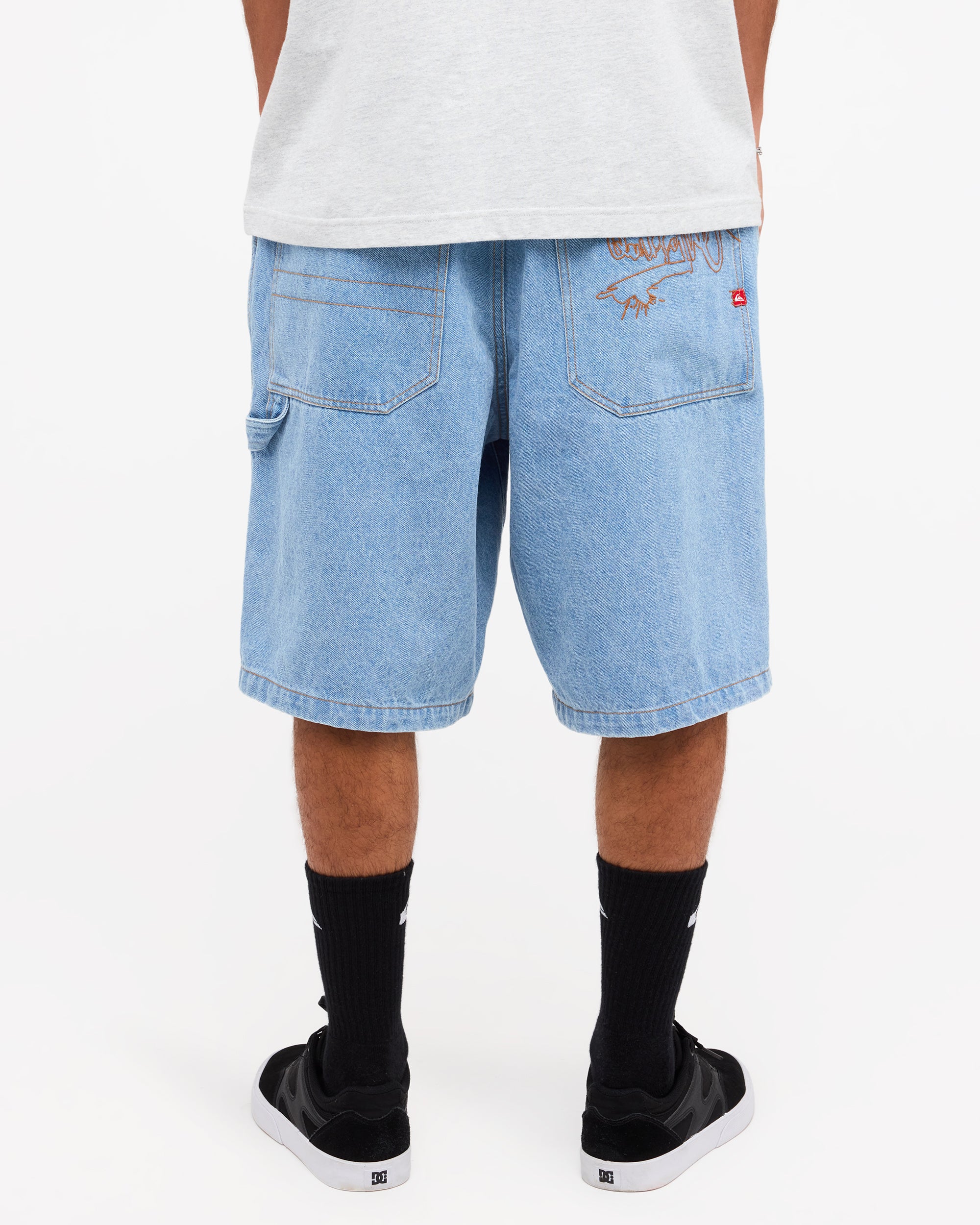 Mens YG Baggy Denim Shorts - Image 2
