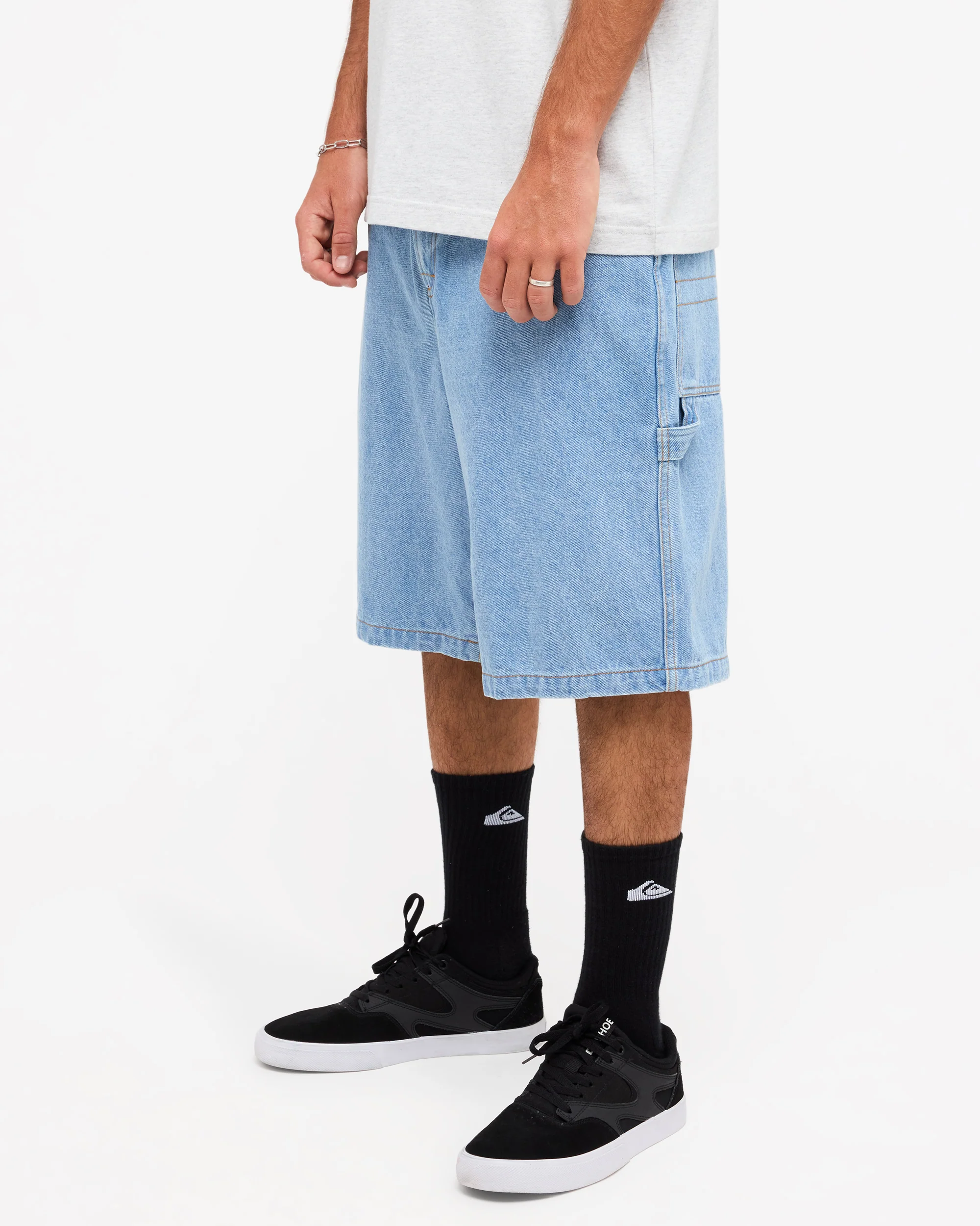 Mens YG Baggy Denim Shorts - Image 3