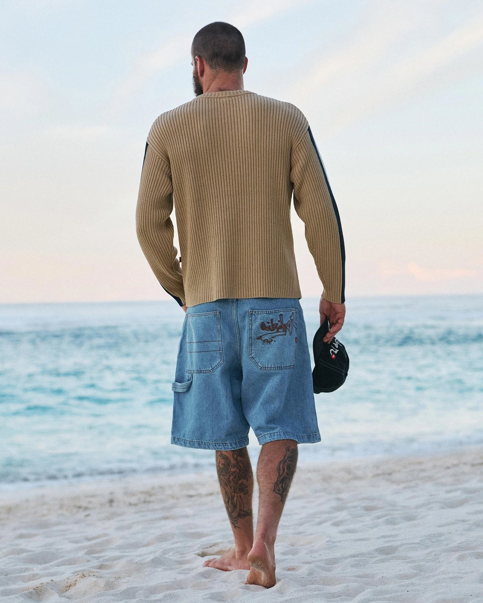 Mens YG Baggy Denim Shorts - Image 4