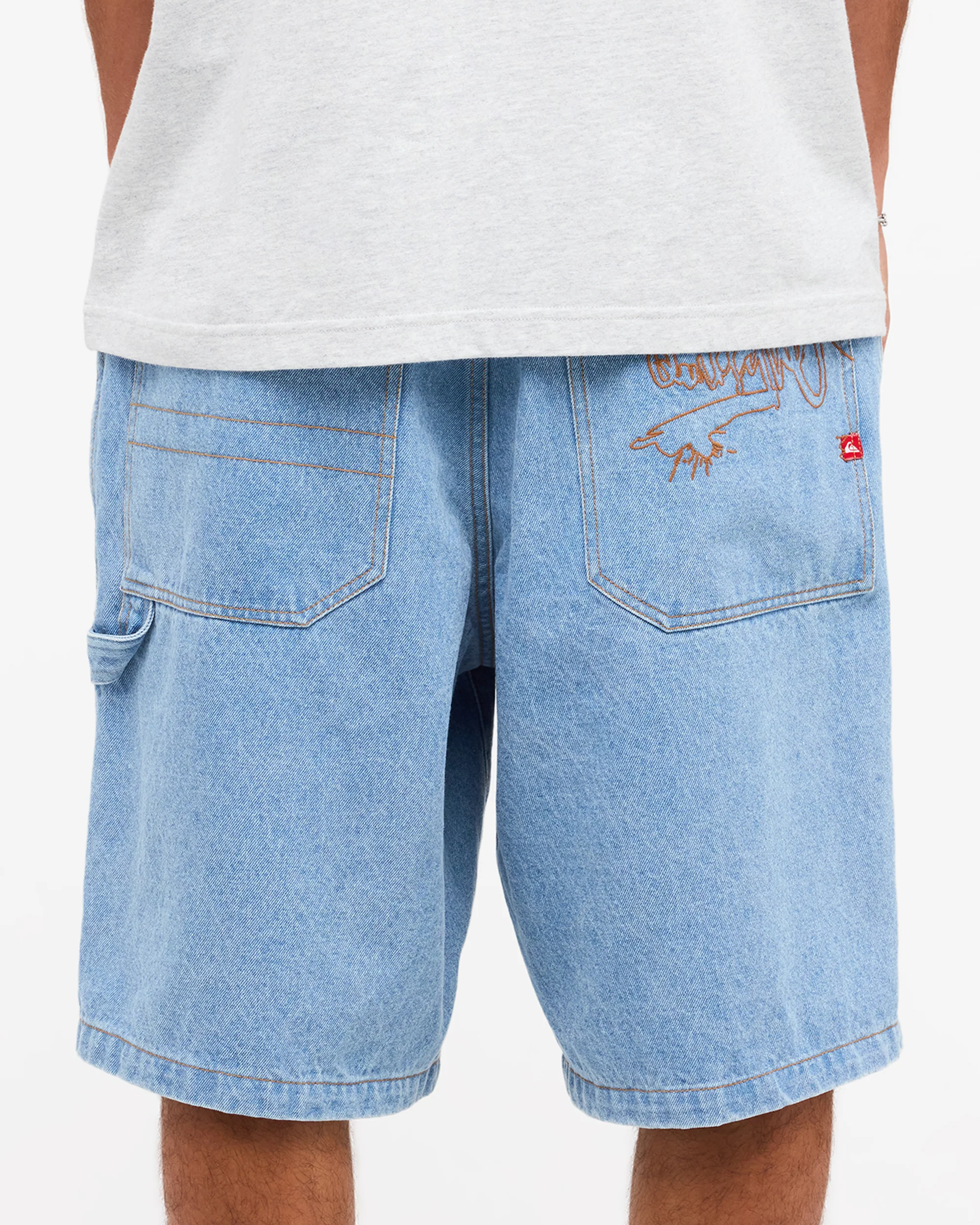 Mens YG Baggy Denim Shorts - Image 6