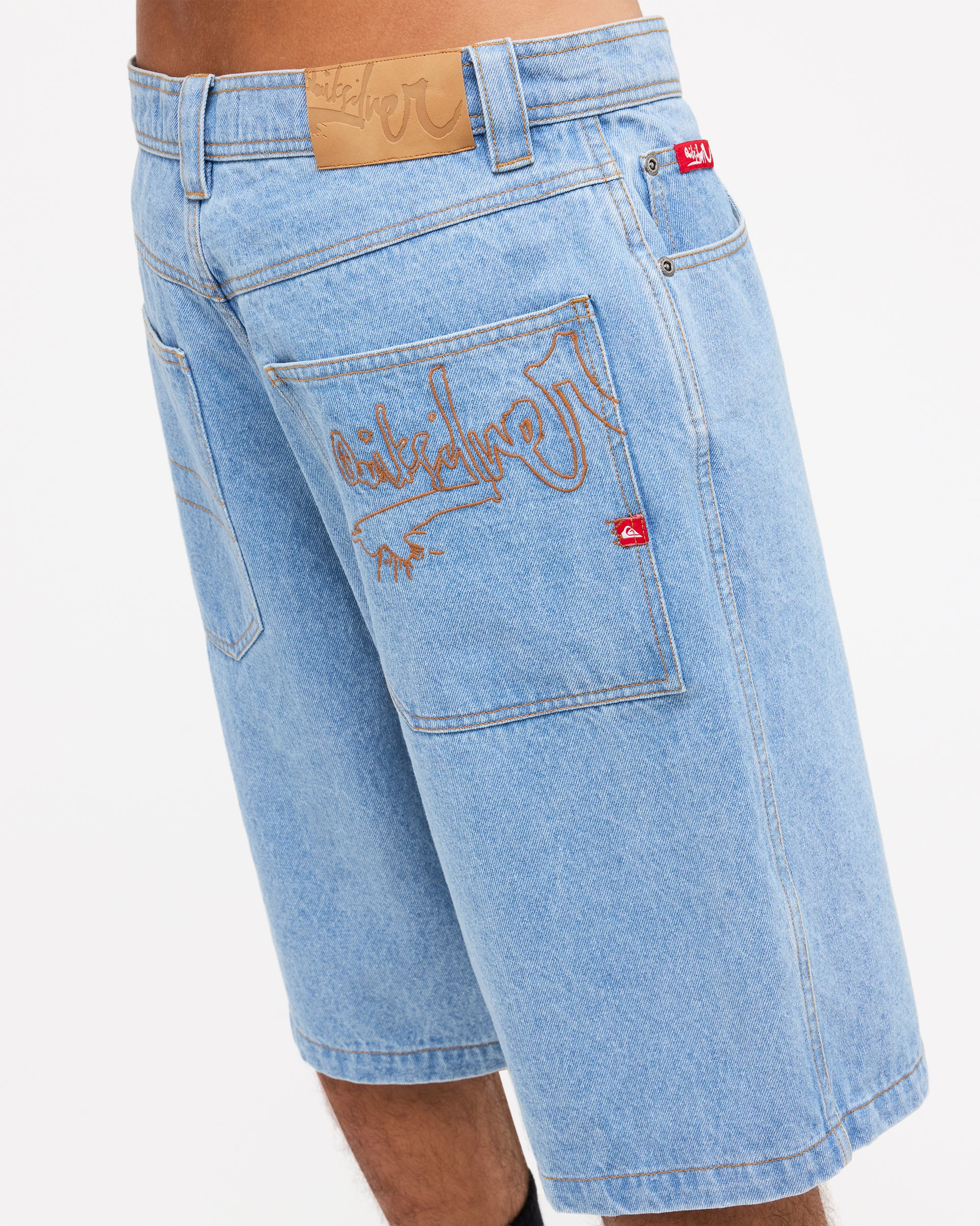 Mens YG Baggy Denim Shorts - Image 7