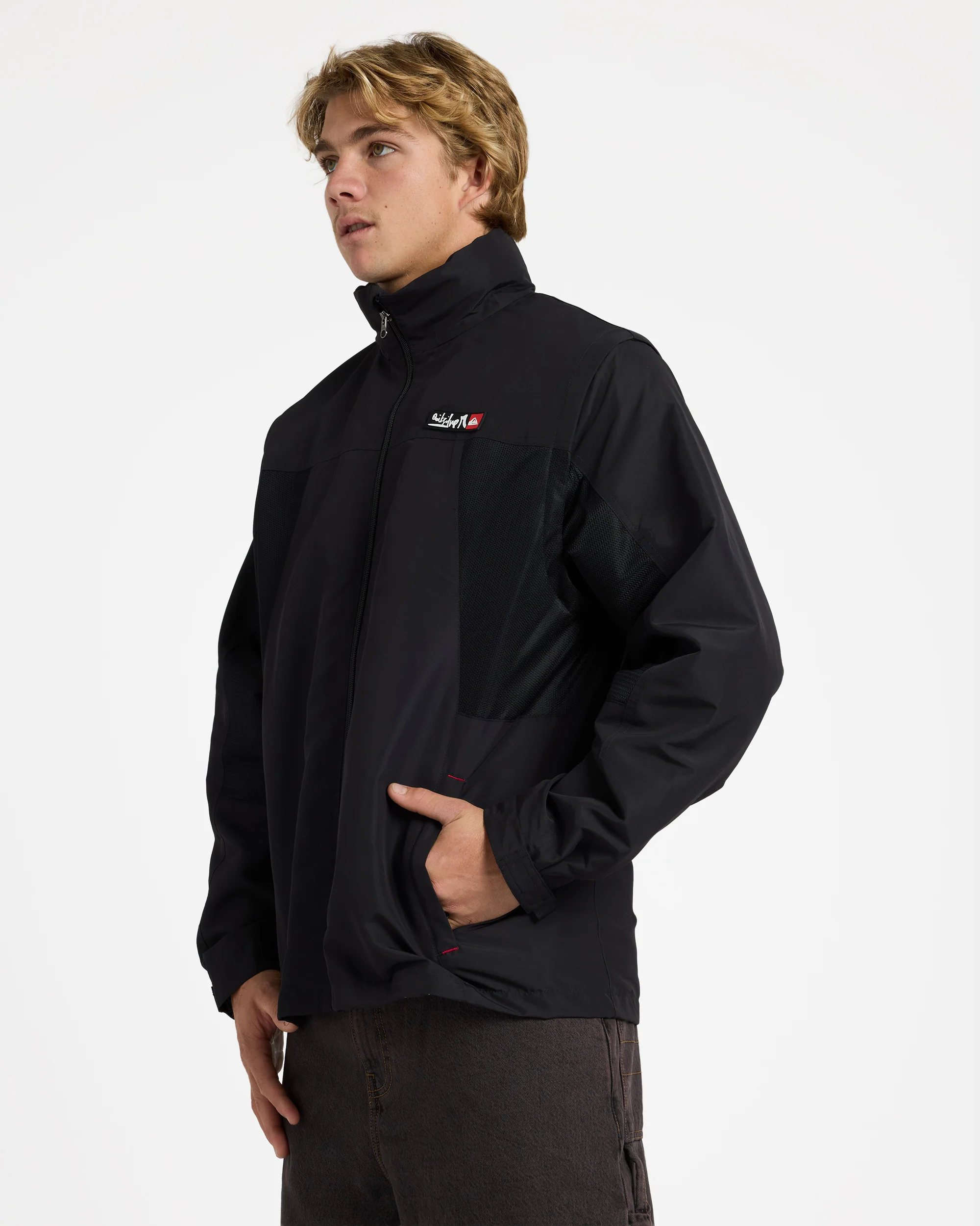 Mens YG Crossbone Zip Off Windproof Jacket - Image 4