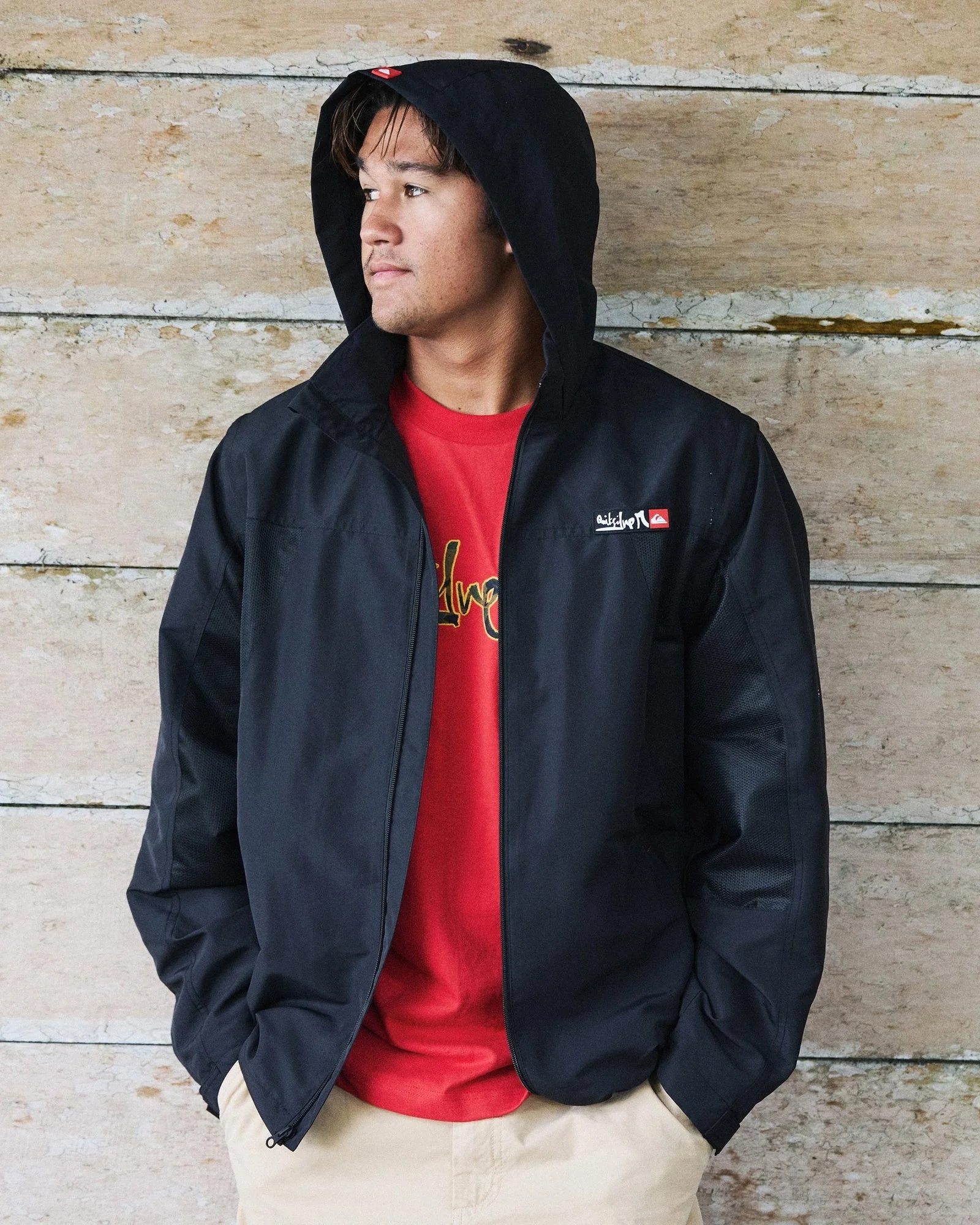 Mens YG Crossbone Zip Off Windproof Jacket - Image 5